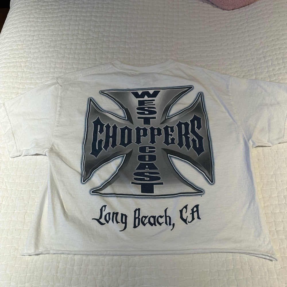 WEST COAST CHOPPERS VINTAGE CROPPED TEE